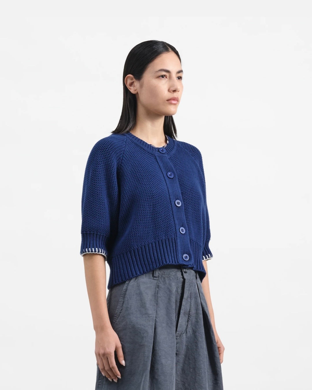 YMC | Kwai Cardigan | Blue