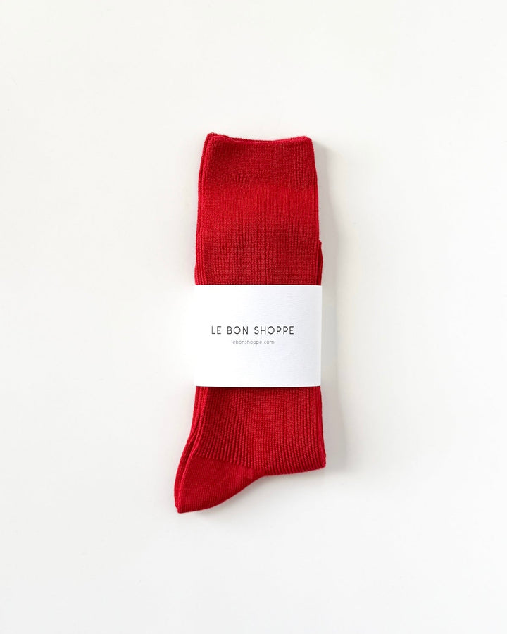 Le Bon Shoppe | Trouser Socks | Tuscan Red