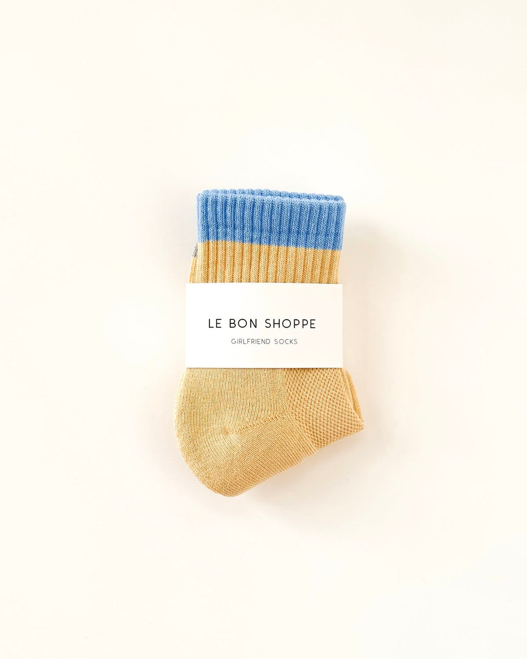 Le Bon Shoppe | Colour Block Girlfriend Sock | Yellow Blue