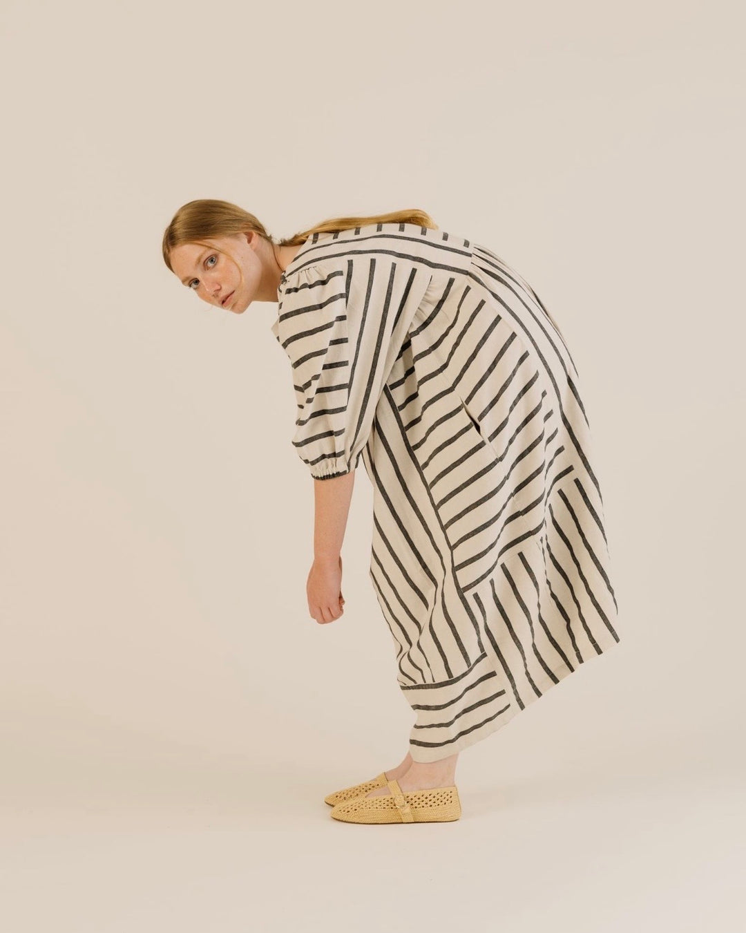 Sideline | Betsy Dress | Milk Stripe