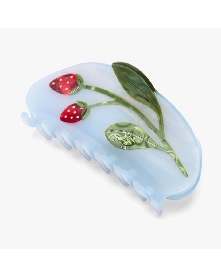 Winona Irene | Forest Berry Strawberry Jewel Beetle | Hair Claw