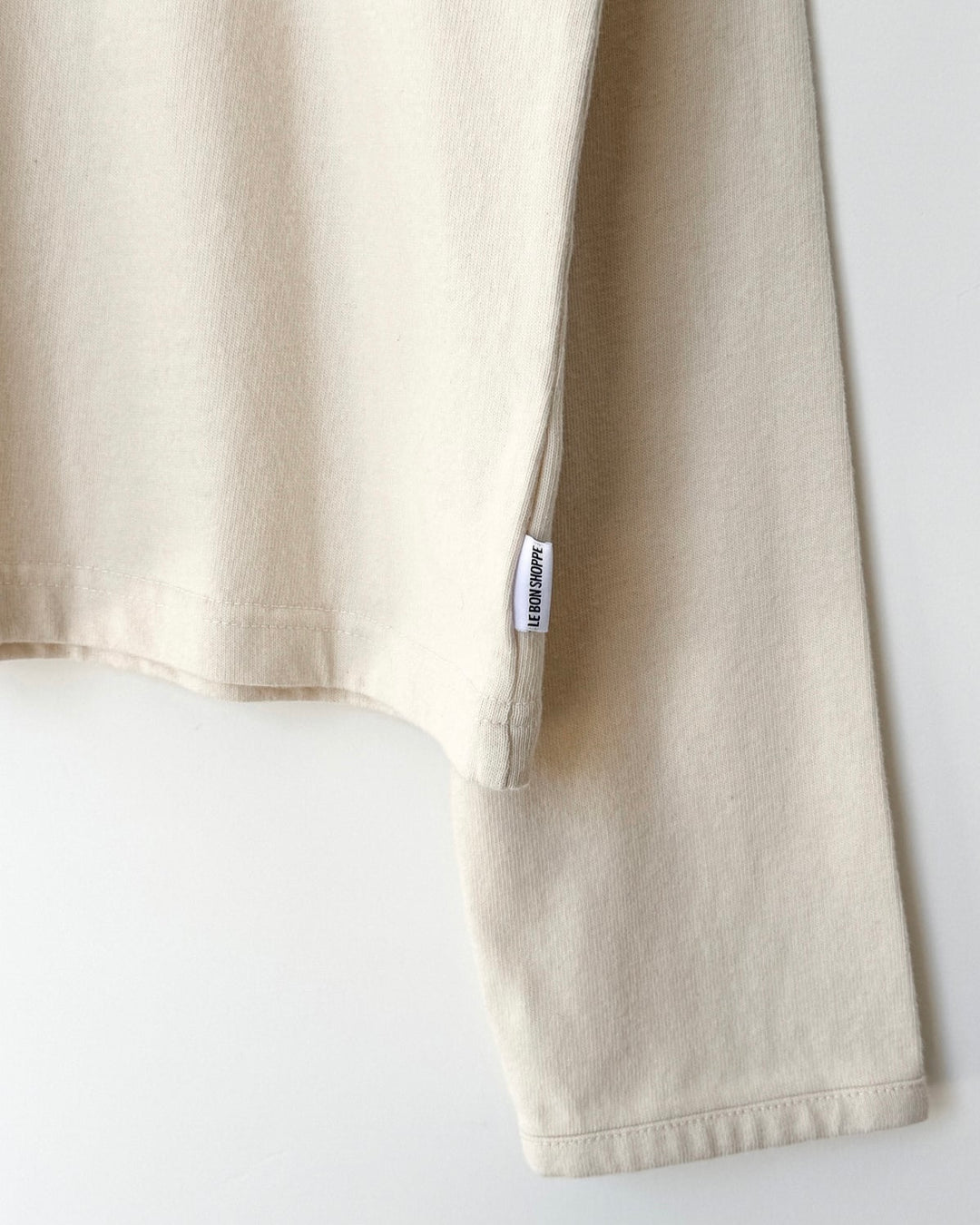 Le Bon Shoppe | Soft Jersey Snap Cardigan | Natural