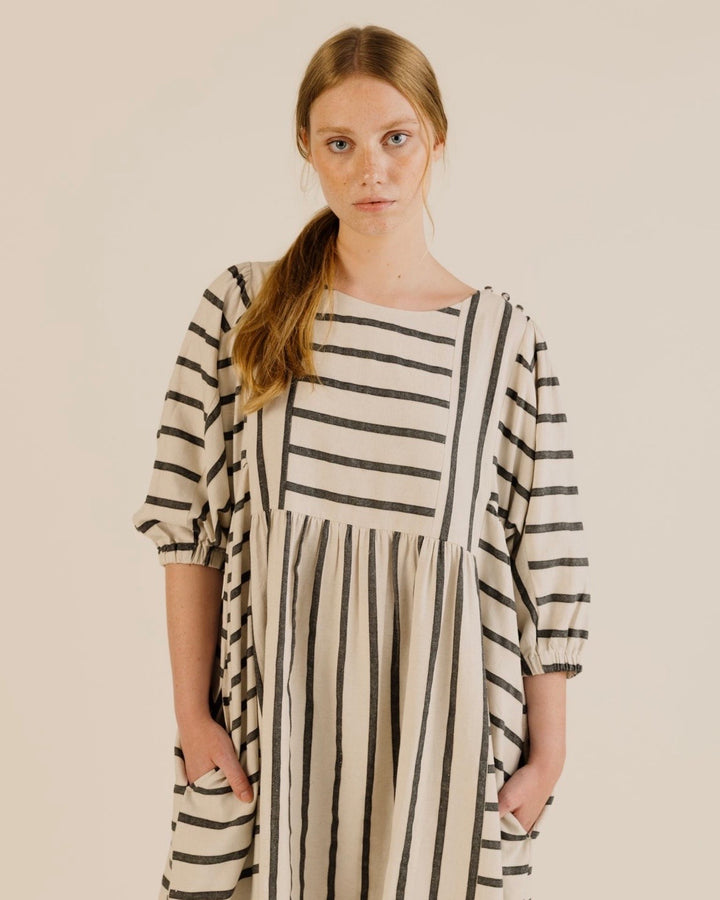 Sideline | Betsy Dress | Milk Stripe