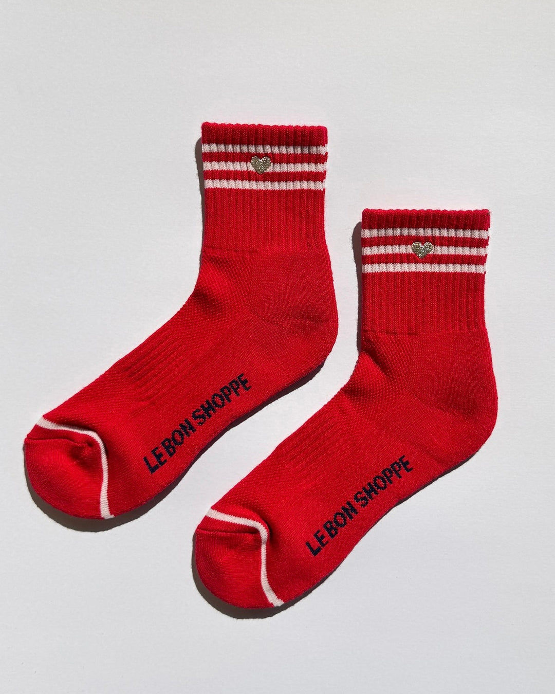 Le Bon Shoppe | Embroidered Girlfriend Socks |Scarlett  & heart