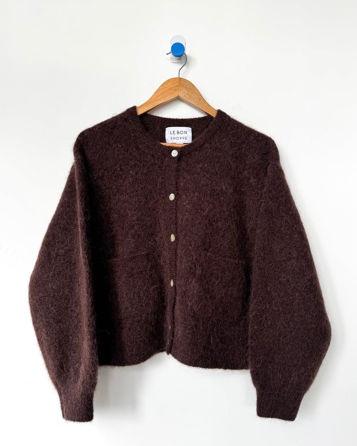 Le Bon Shoppe | Amélie Alpaca Cardigan | Chocolate
