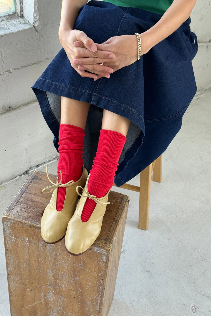 Le Bon Shoppe | Trouser Socks | Red Lipstick