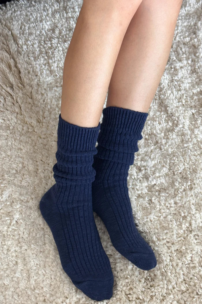 Le Bon Shoppe | Cottage socks | Navy