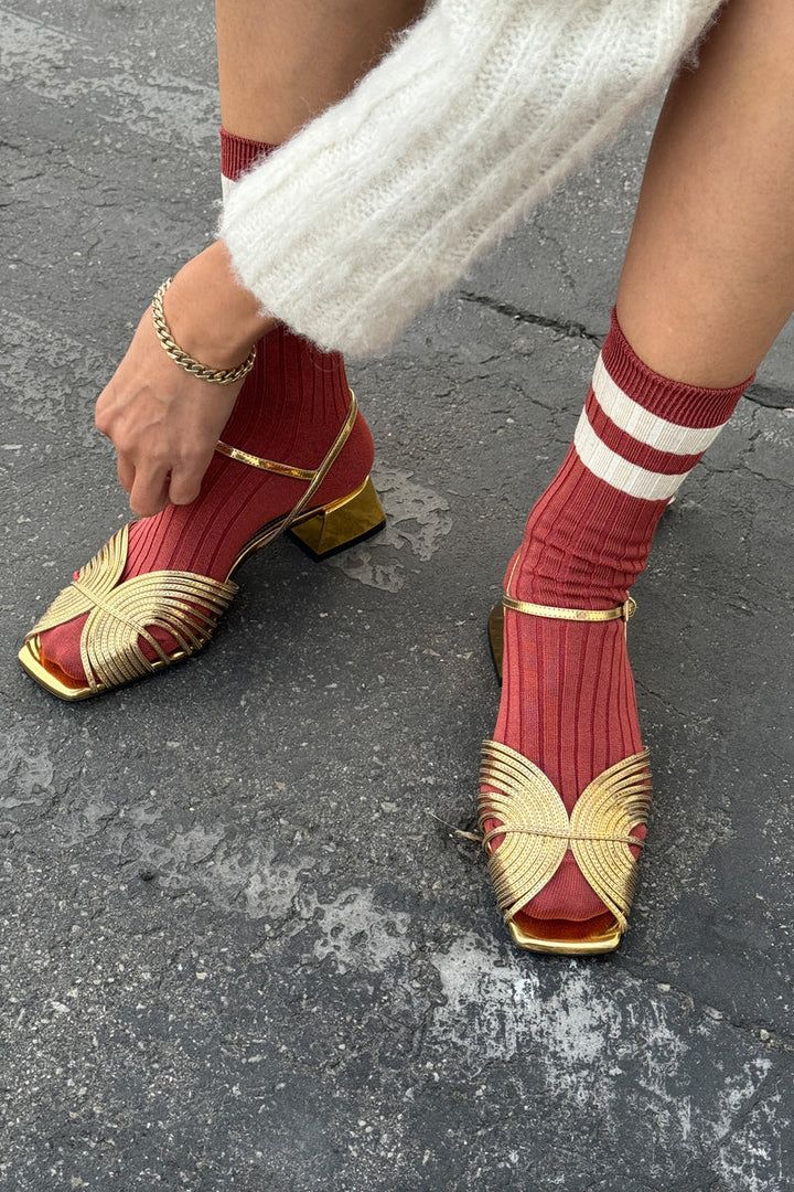 Le Bon Shoppe | Her Varsity Socks | Tandoori