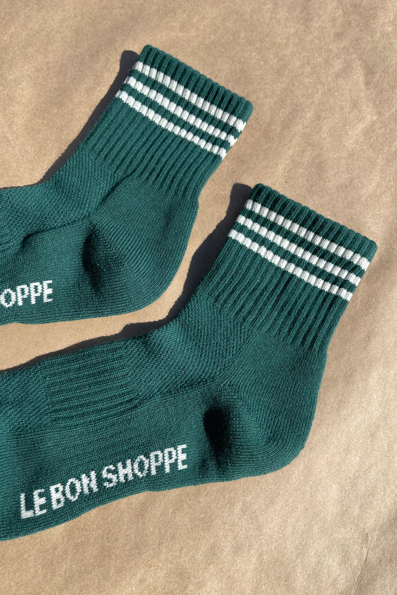 Le Bon Shoppe | Girlfriend Socks | Hunter Green