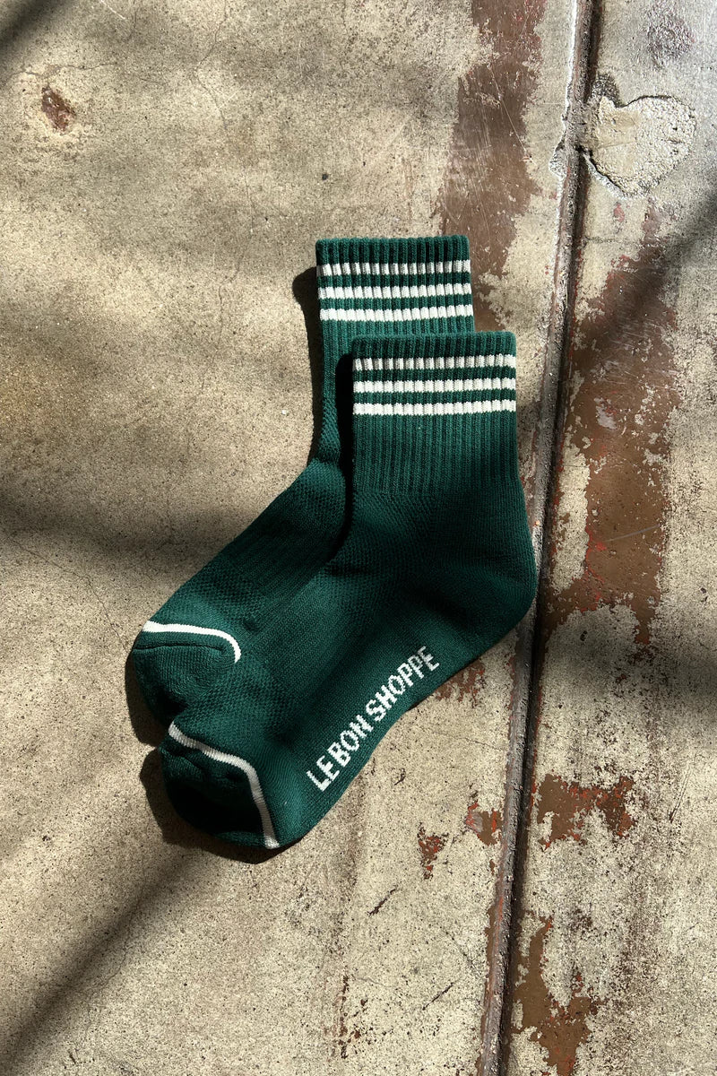 Le Bon Shoppe | Girlfriend Socks | Hunter Green